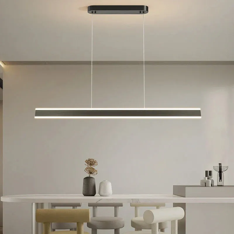 Contemporary LED Chandelier - Minimalist Elegance for Home Villas, Living Rooms, Bedrooms, Dining Rooms, and Studies