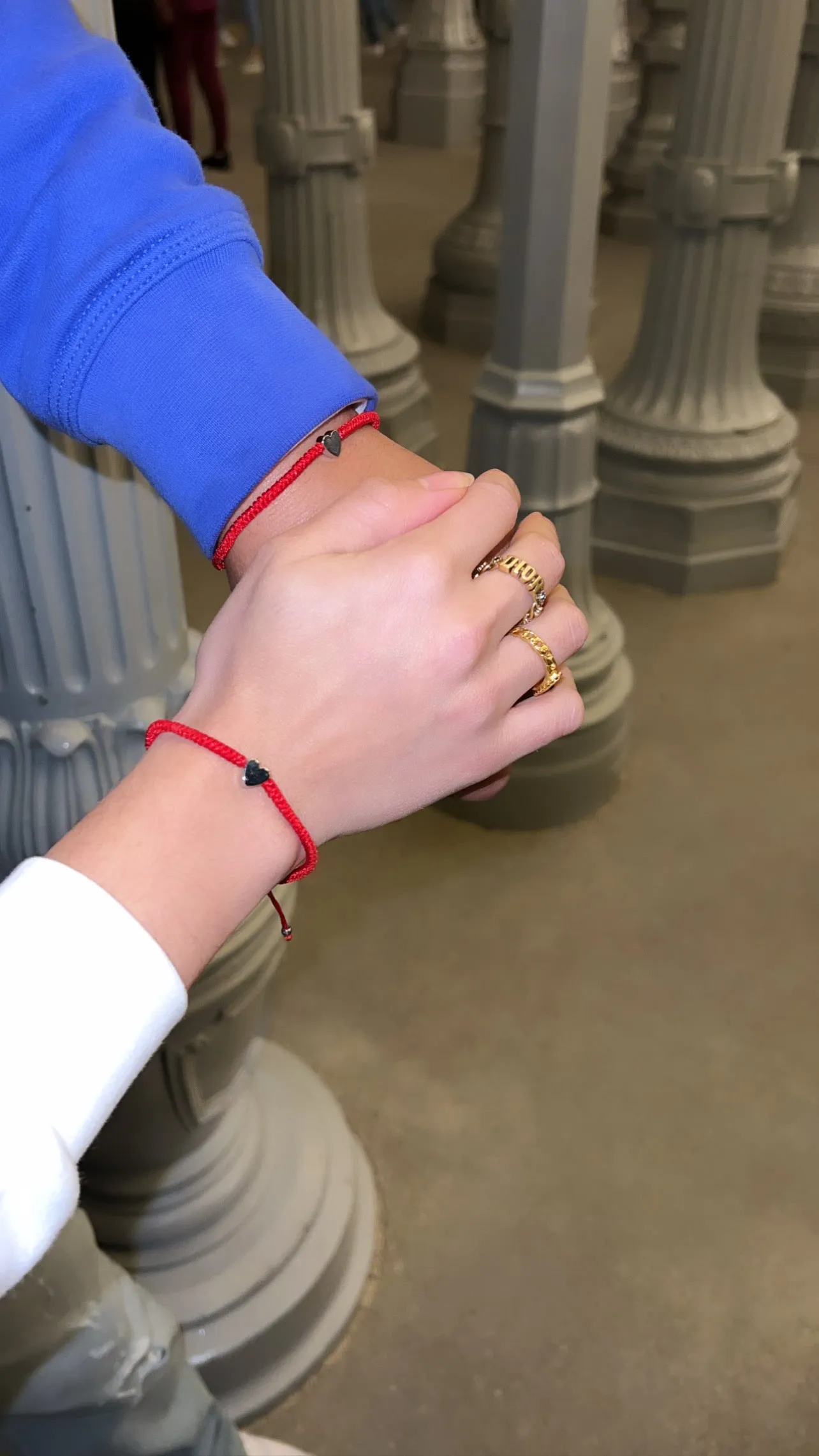 Couples heart bracelets