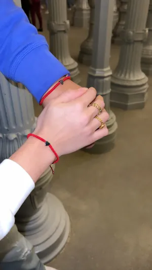 Couples heart bracelets