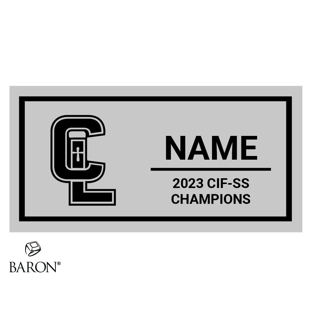 Crean Lutheran Girls Golf Championship Black Standard Window Ring Box