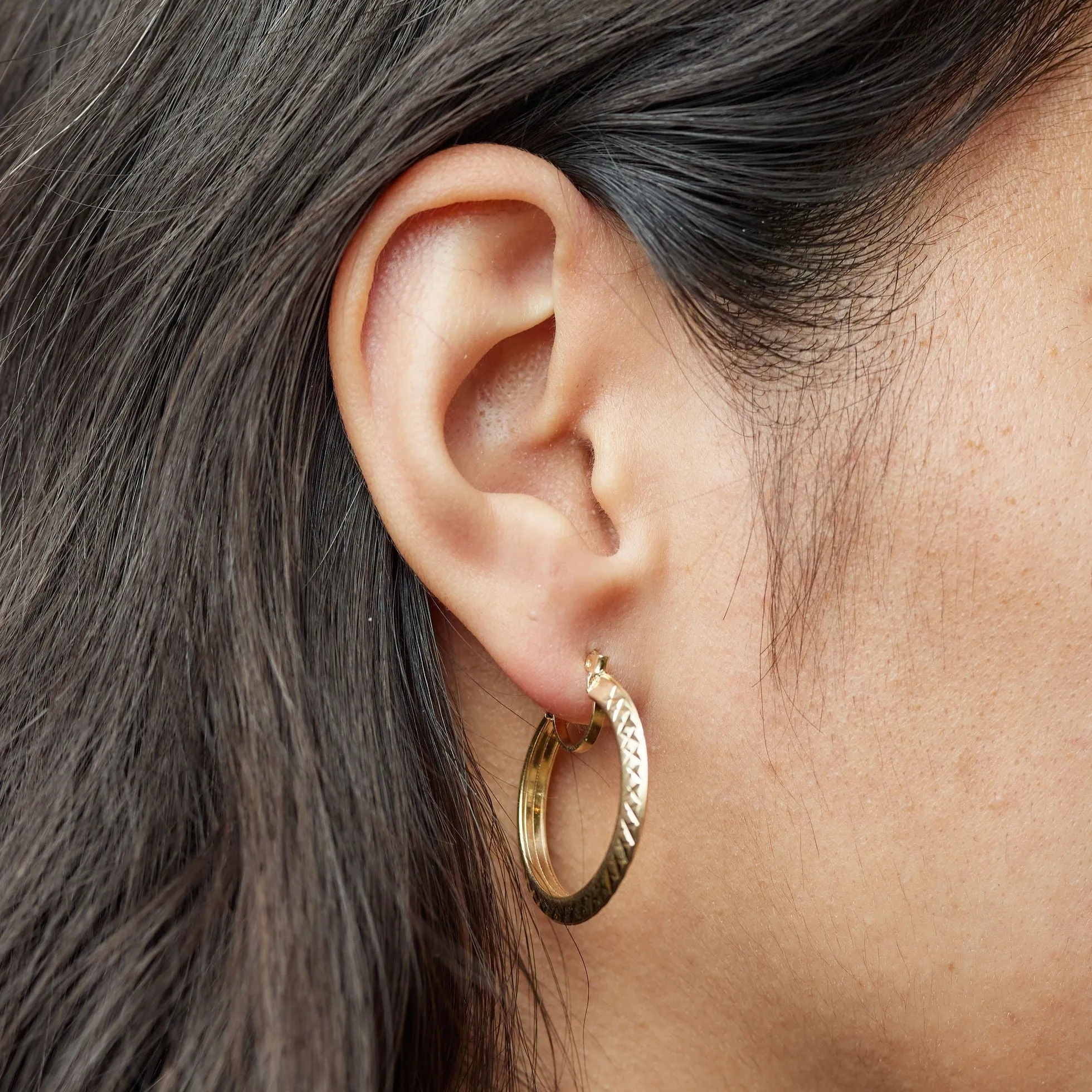 Crosshatch Hoops