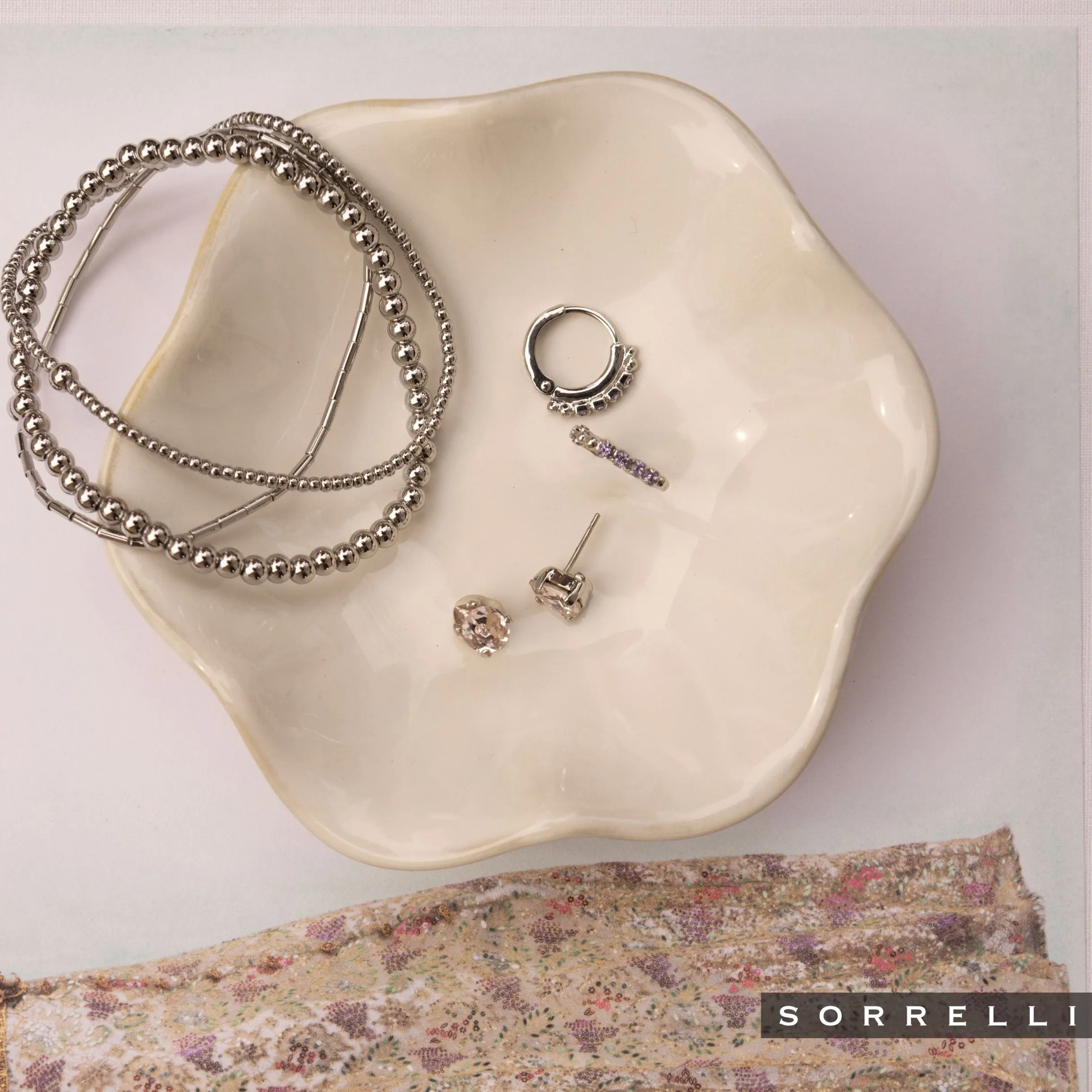 Crystal Huggie Hoop Earrings - EFP22PDLCH