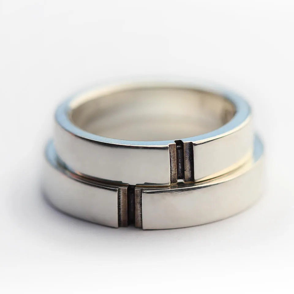 Custom matching plus ring set