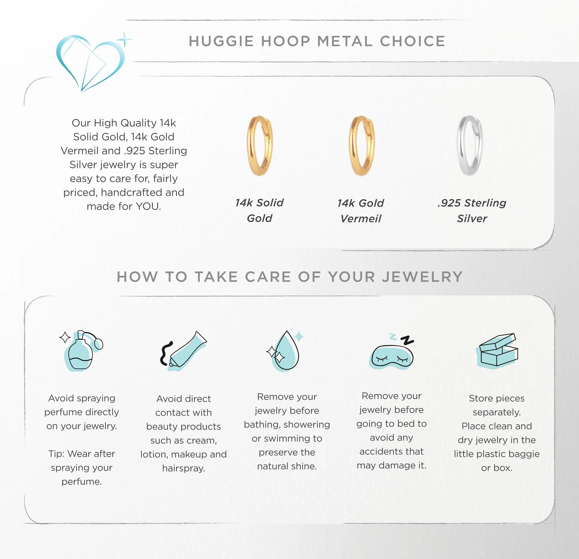 Dainty Huggie Hoop