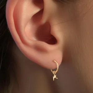 Dainty Huggie Hoop