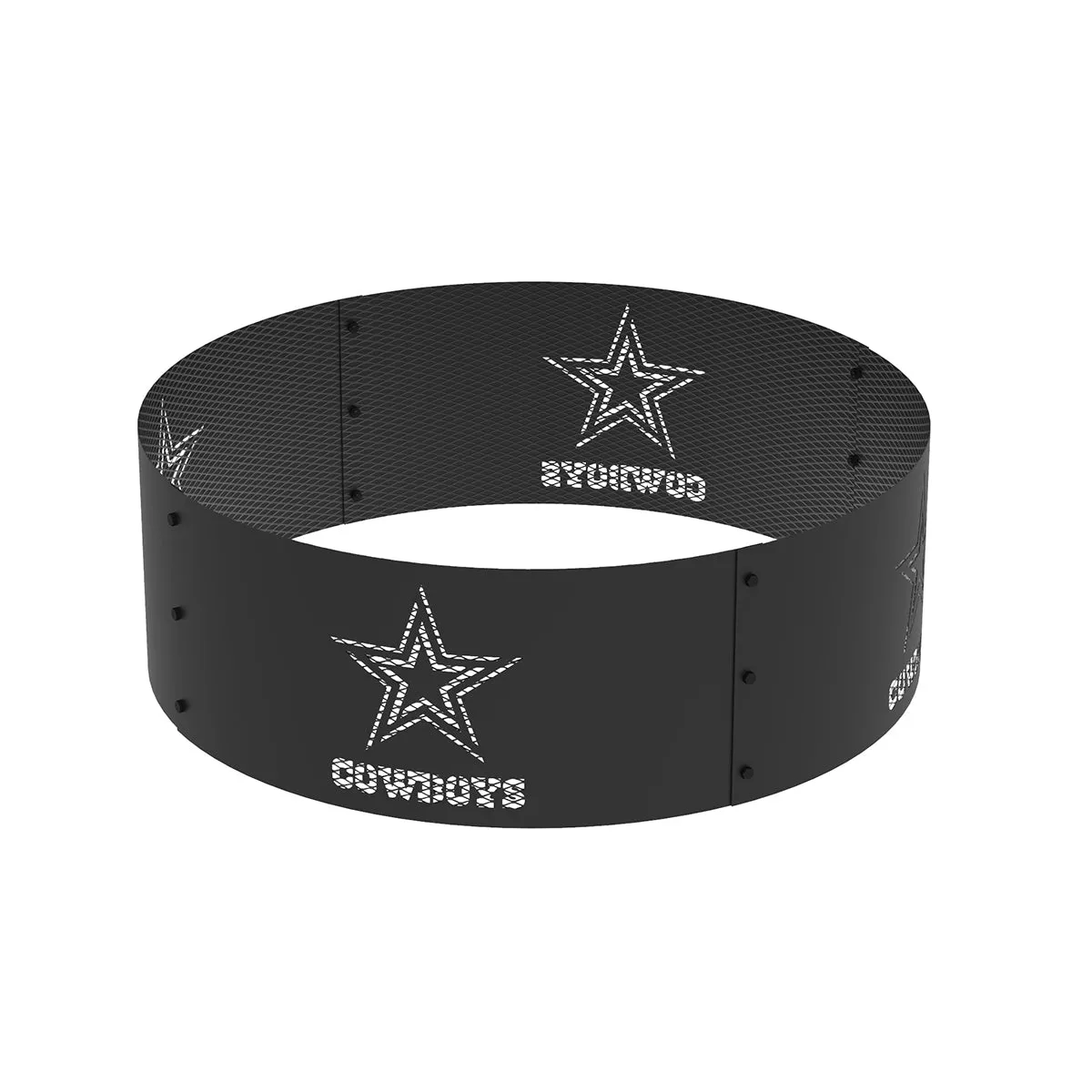 Dallas Cowboys 36 in. Round x 12 in. High Decorative Steel Fire Ring
