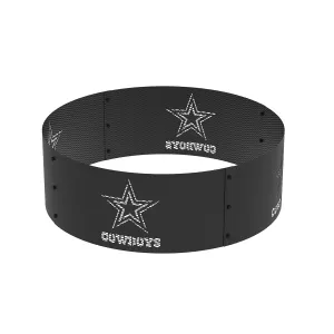 Dallas Cowboys 36 in. Round x 12 in. High Decorative Steel Fire Ring
