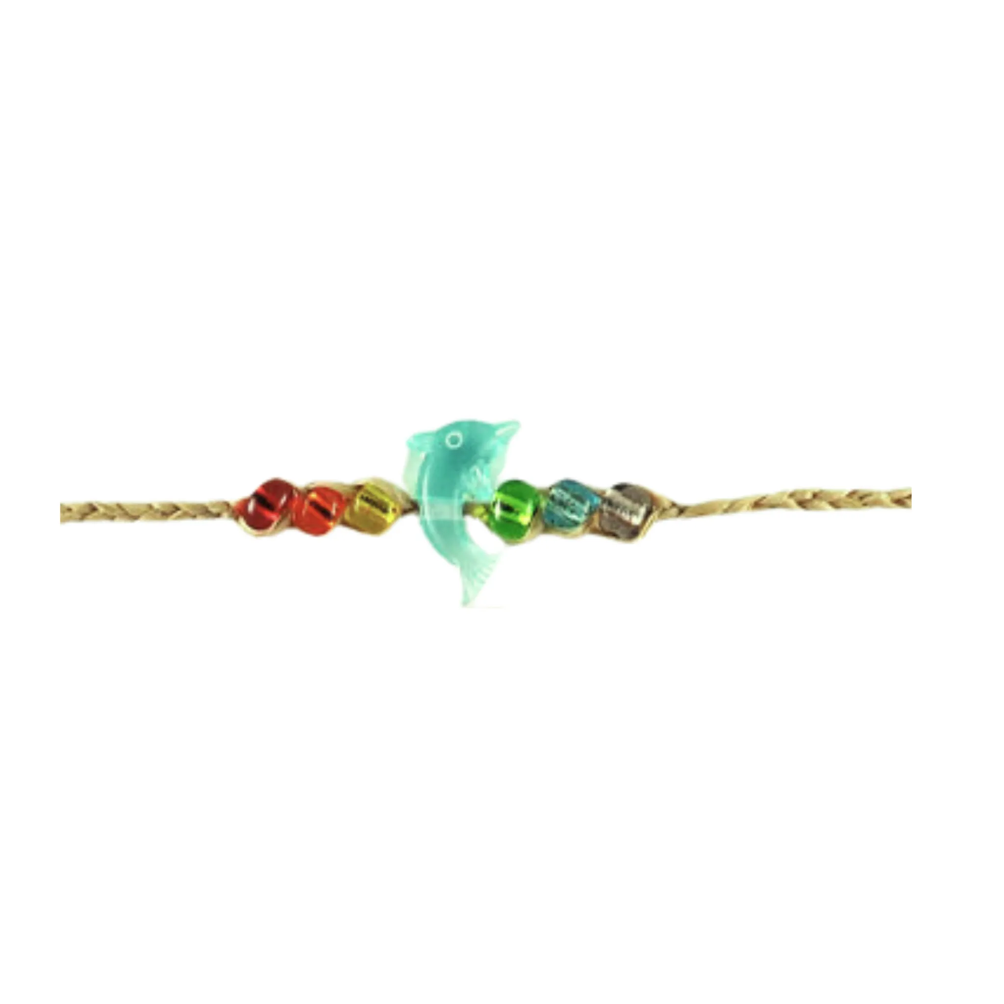 DB8- Dolphins Natural Fiber Bracelets (bundle of 25)
