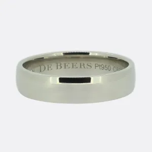 De Beers 5mm Wedding Band Ring