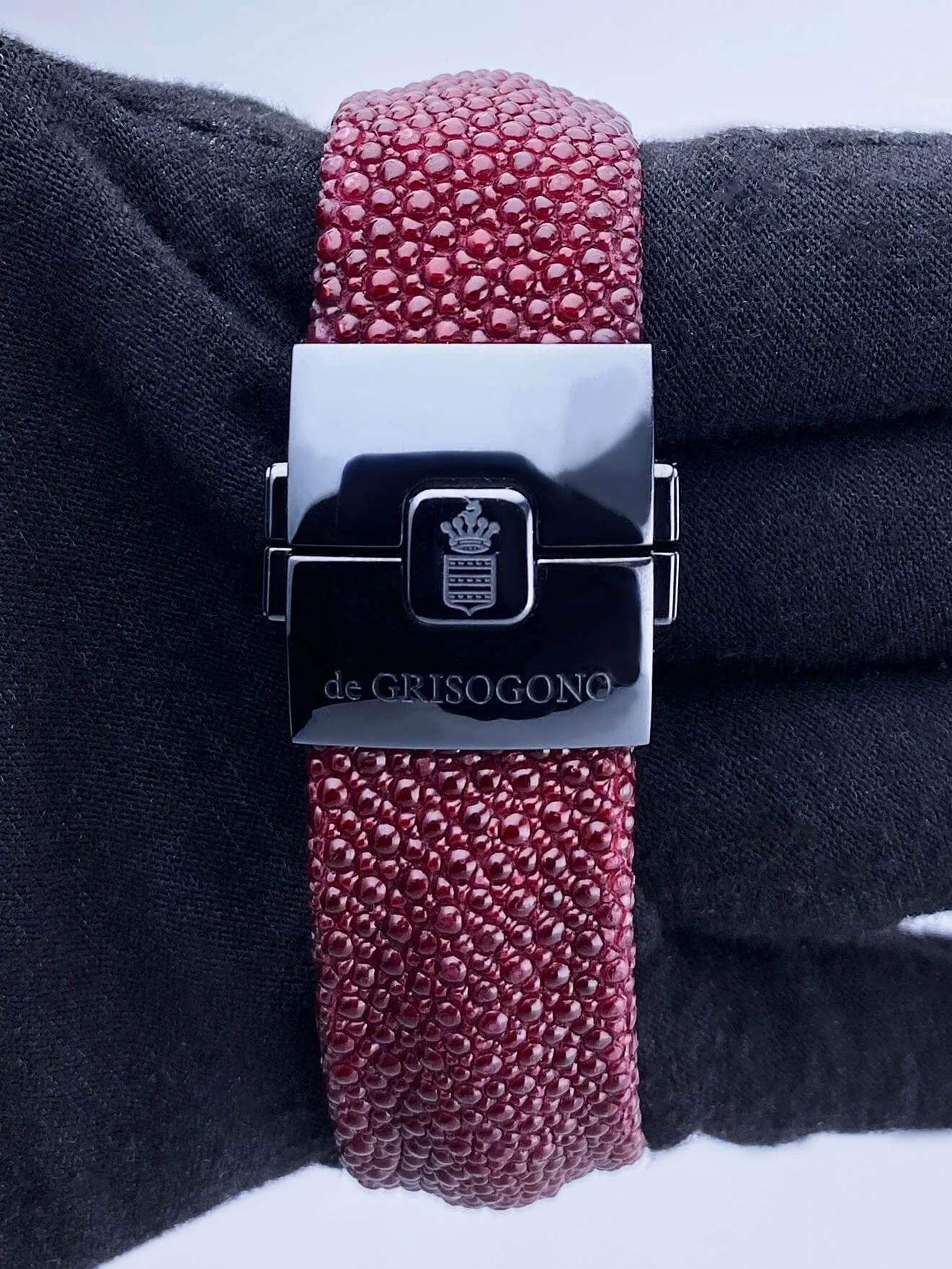 De Grisogono UNO Dual Time Black Dial Ladies Watch