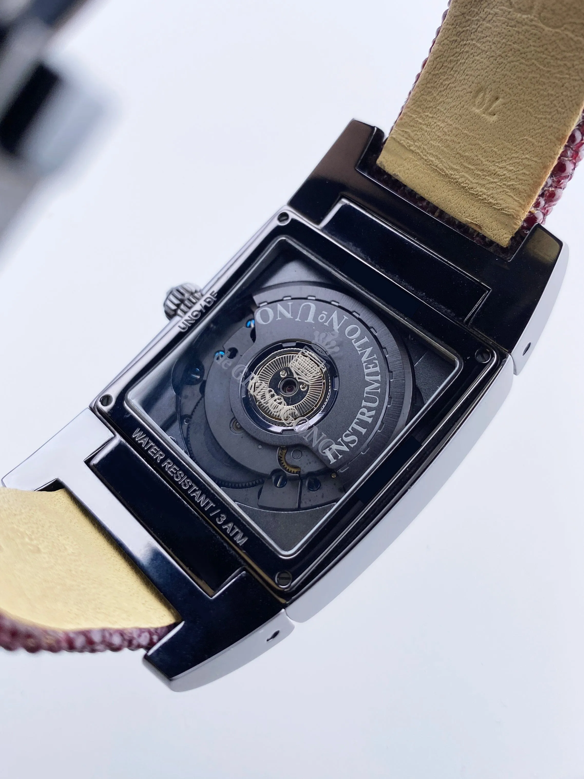 De Grisogono UNO Dual Time Black Dial Ladies Watch