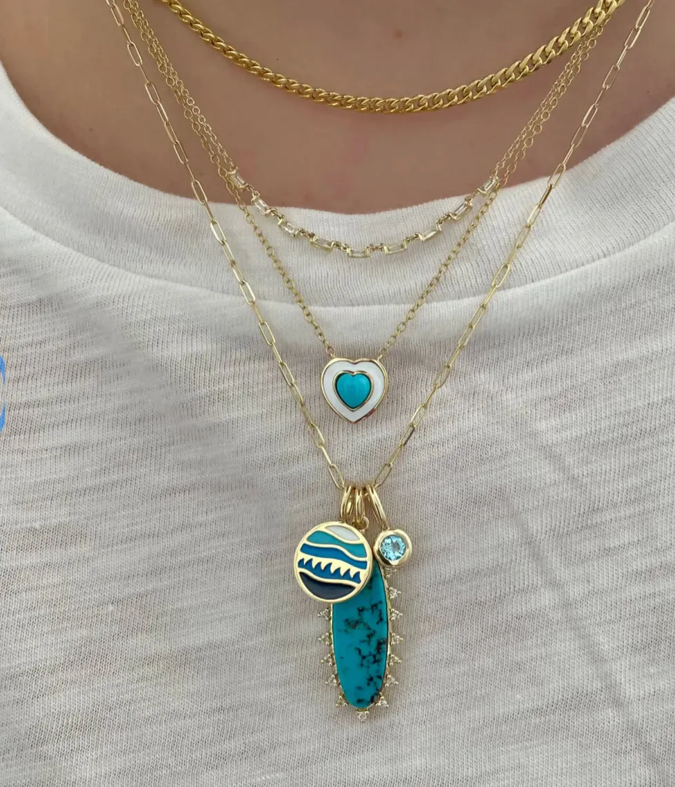 Diamond Baguette Layering Necklace