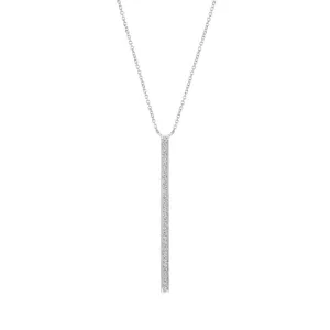 DIAMOND BAR NECKLACE 14K GOLD (0.33 CTW) 2