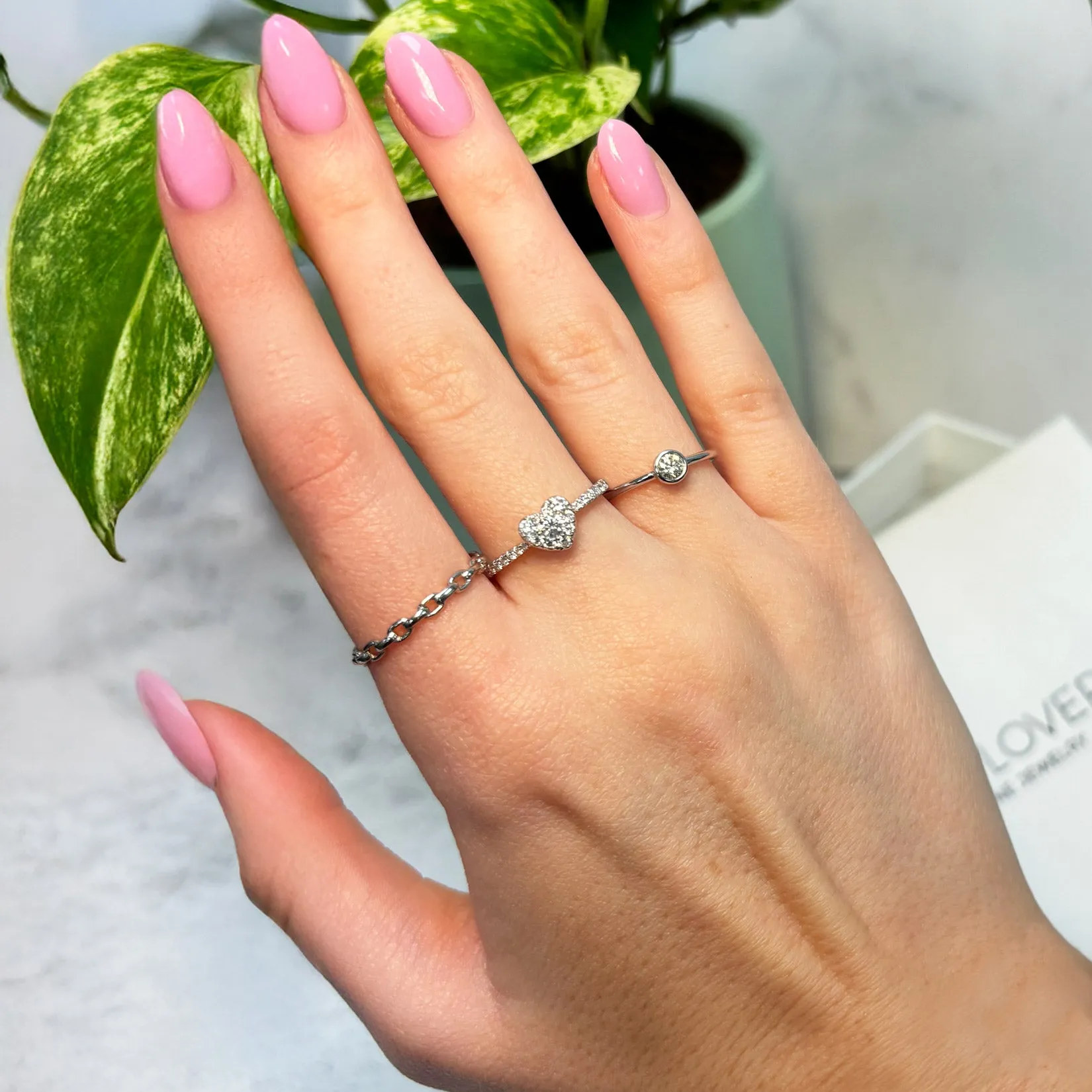 Diamond Bezel Ring