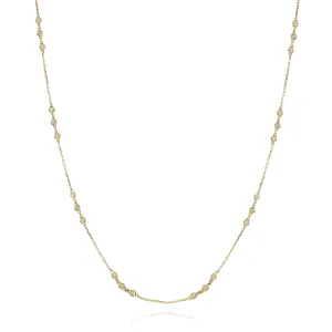 Diamond By The Yard Three-Station Diamond Necklace