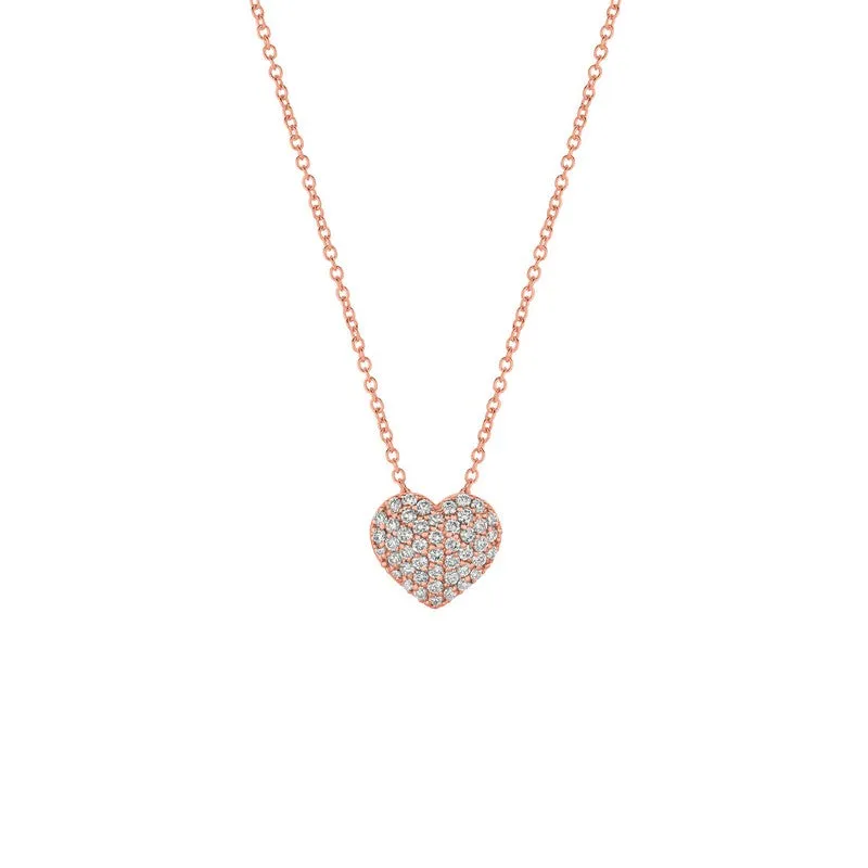 DIAMOND HEART NECKLACE 14K GOLD (0.5 CTW) 2