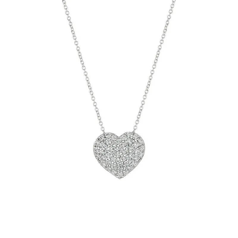 DIAMOND HEART NECKLACE 14K GOLD (1.5 CTW) 2