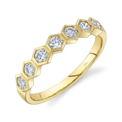Diamond Hexagon Band