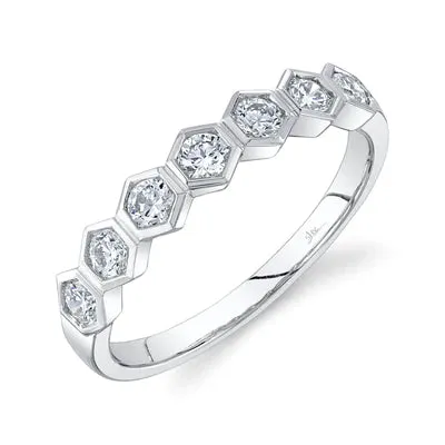 Diamond Hexagon Band