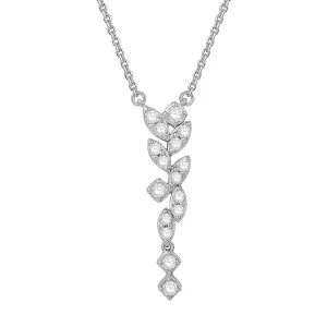Diamond Leaf Necklace