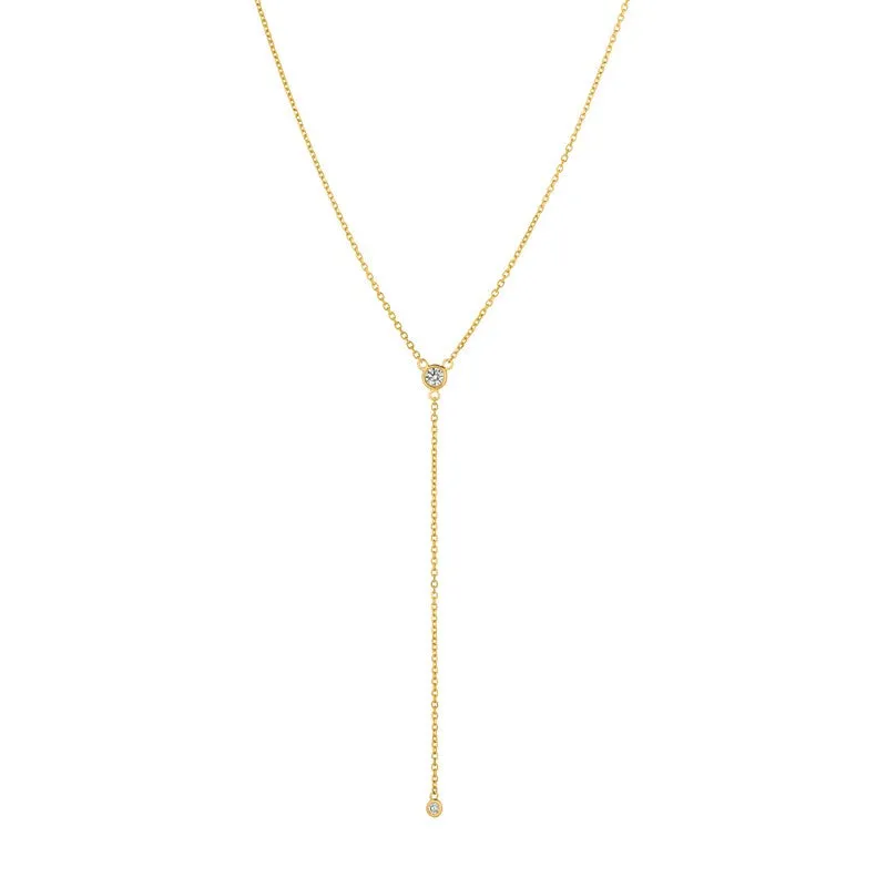 DIAMOND NECKLACE 14K GOLD (0.2 CTW) 2