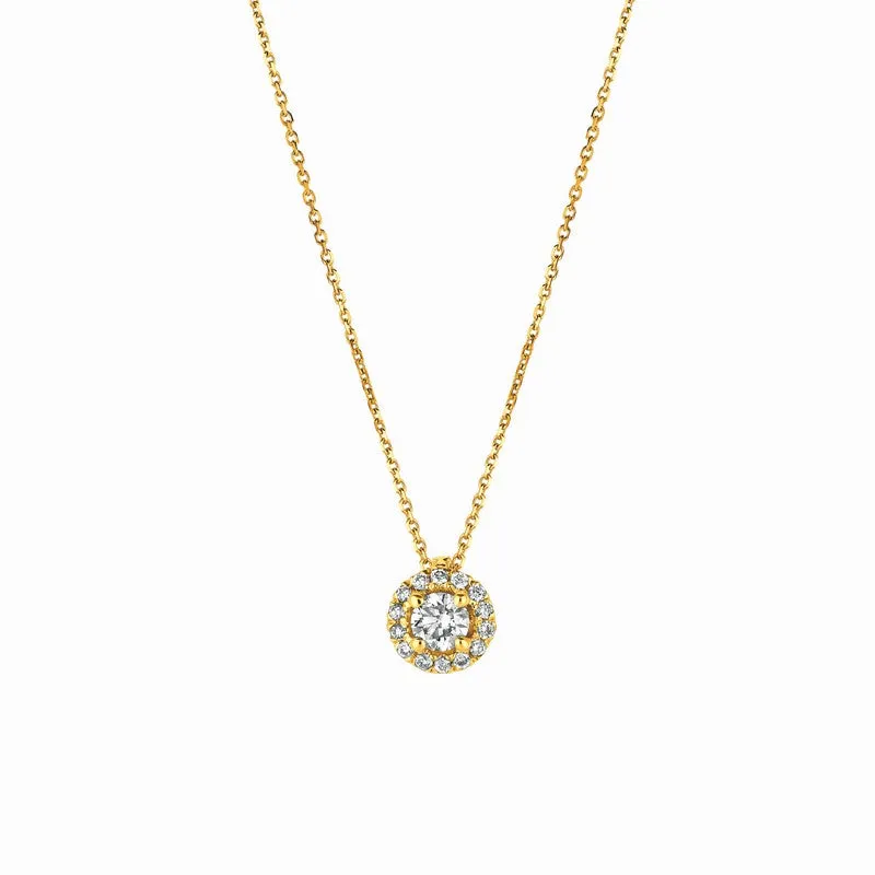 DIAMOND NECKLACE 14K GOLD (0.25 CTW) N5495.15WD