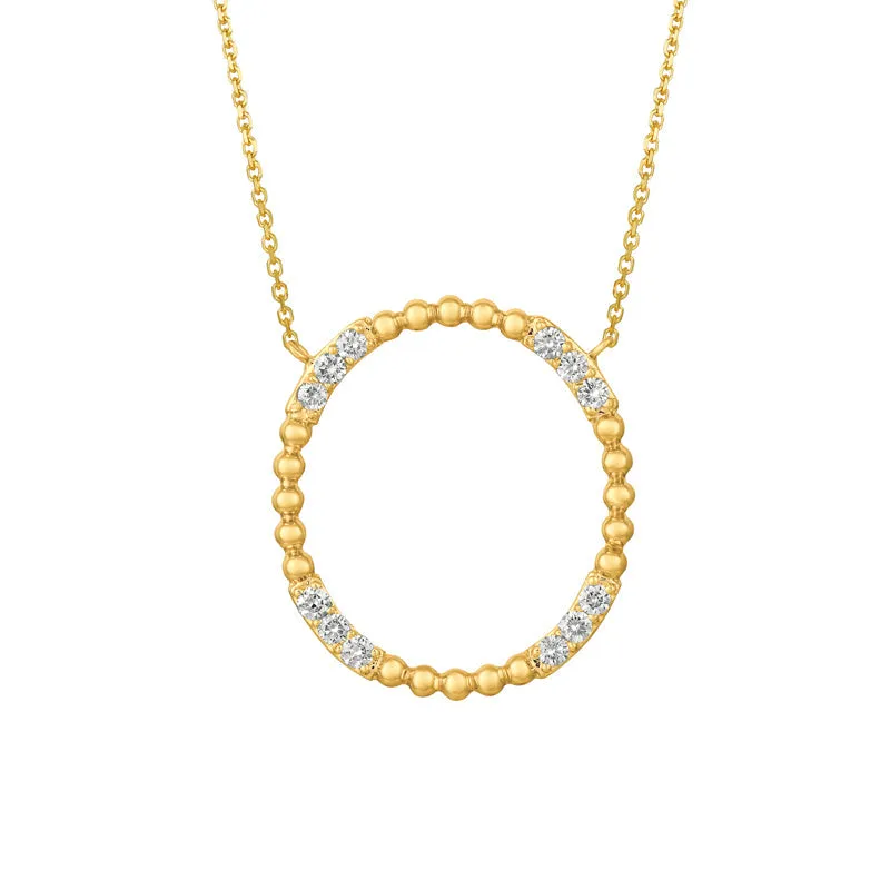 DIAMOND NECKLACE 14K GOLD (0.5 CTW) 12