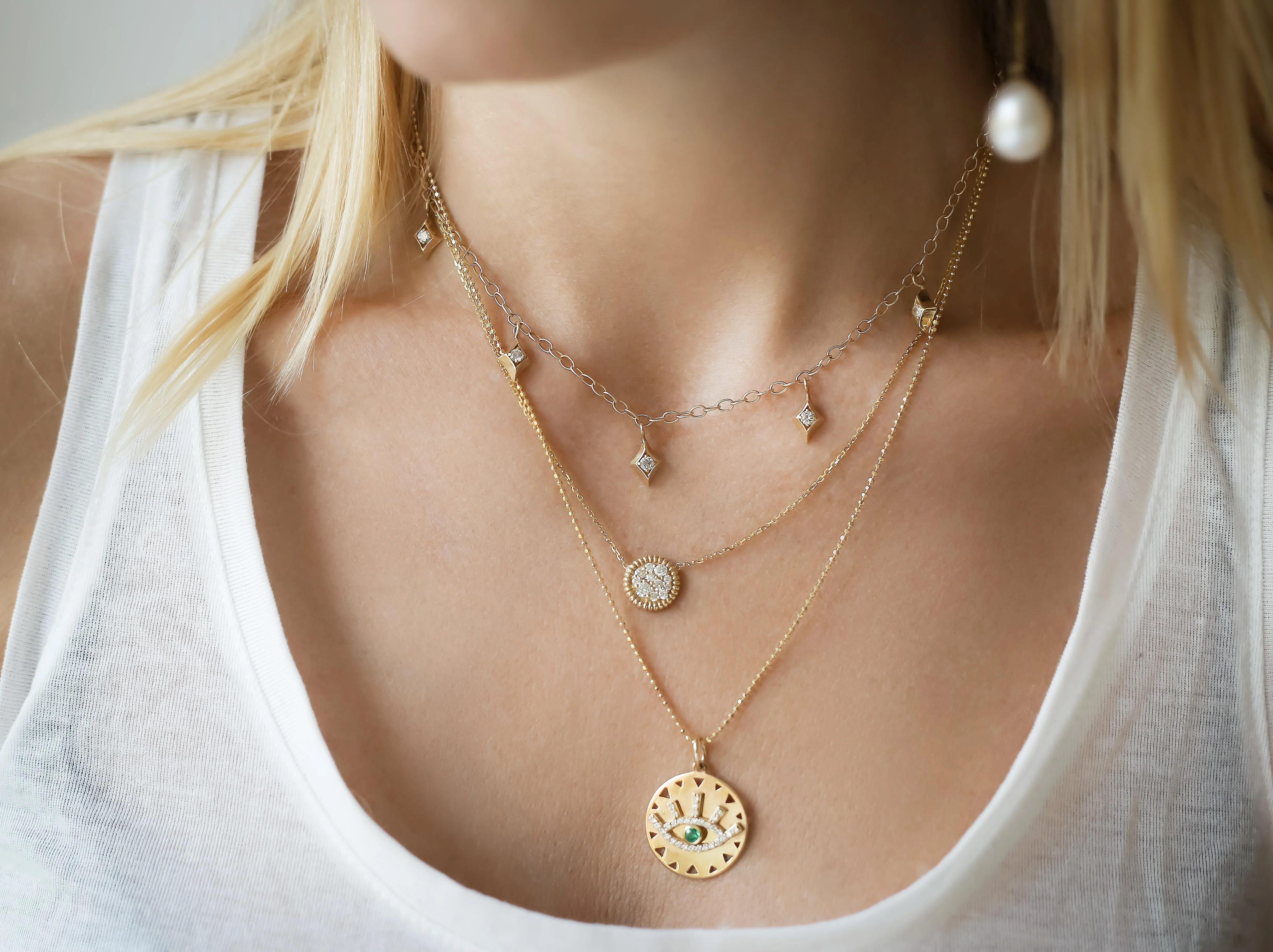Diamond "Light" Necklace