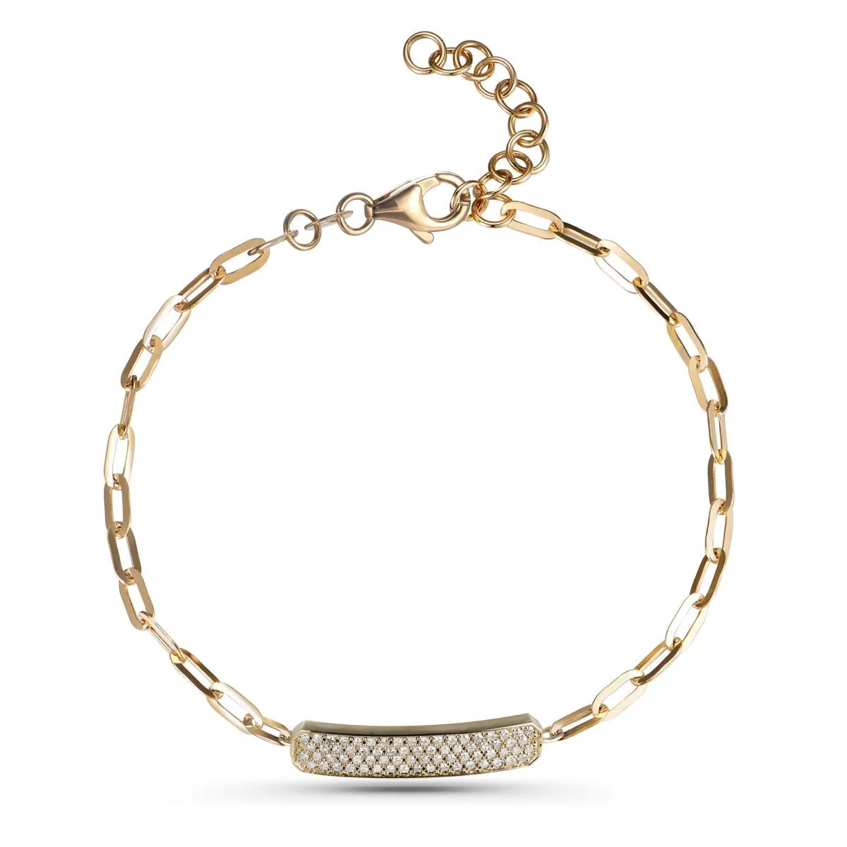 Diamond Tag Bracelet
