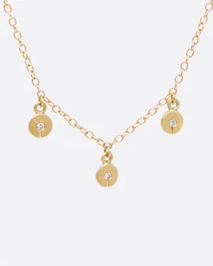 Diamond Trio Necklace
