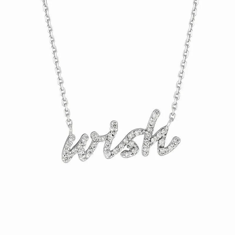 DIAMOND WISH NECKLACE 14K GOLD (0.21 CTW)