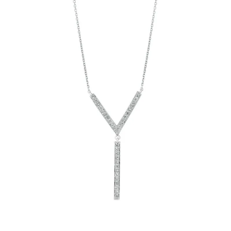 DIAMOND Y NECKLACE 14K GOLD (0.65 CTW)