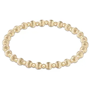 Dignity Grateful Gold Filled 5mm Bead Bracelet