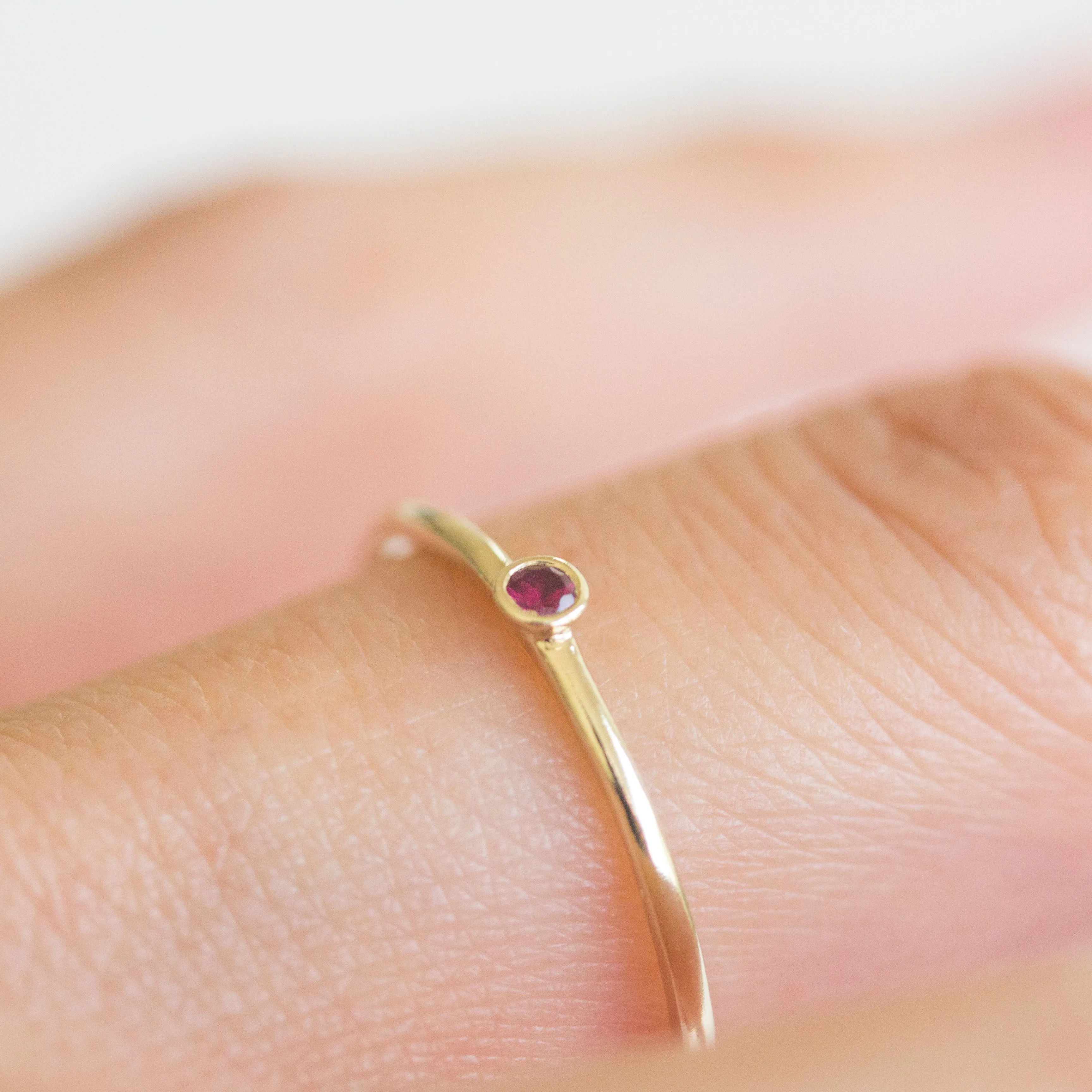 Dot Ruby Ring