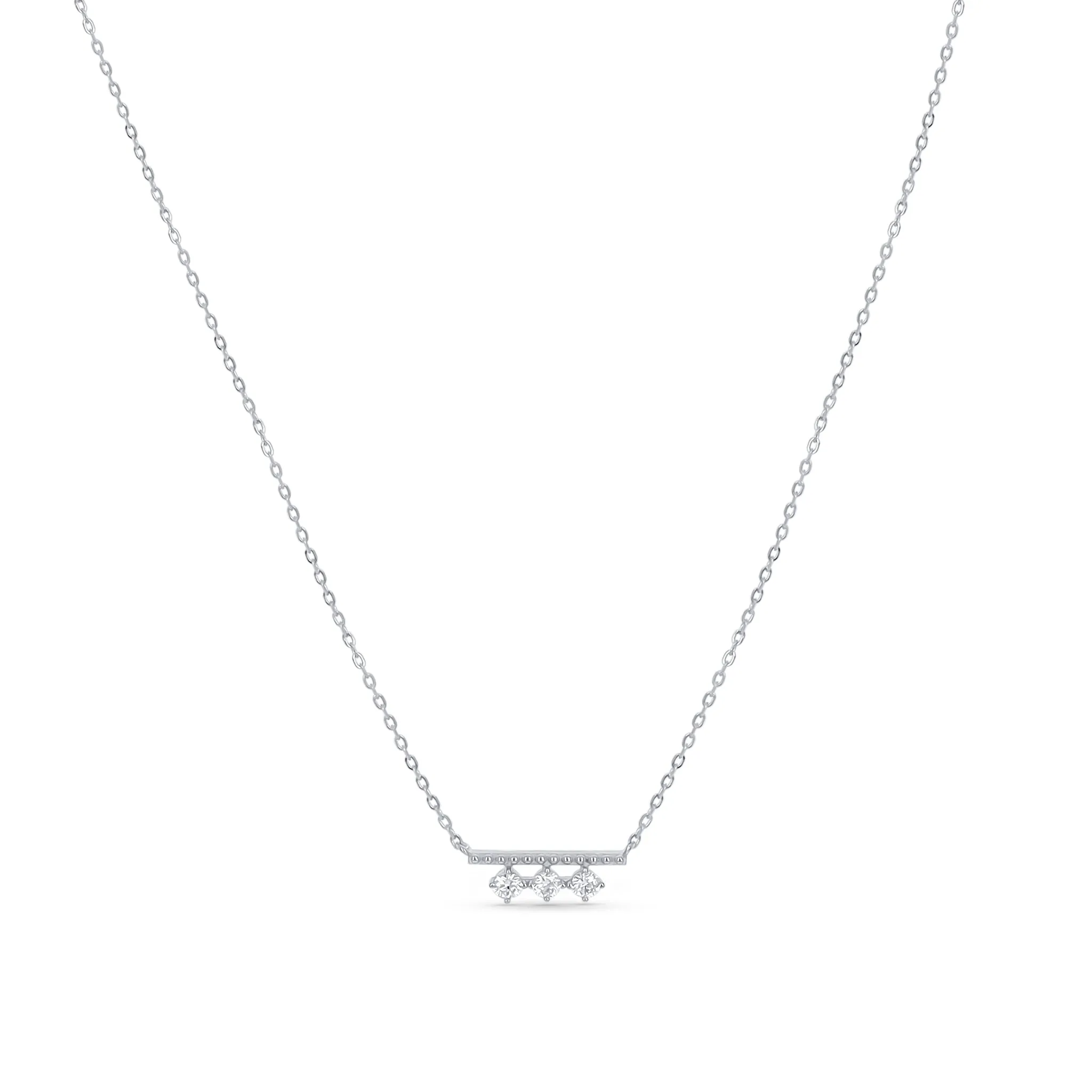 Dotted Bar Necklace