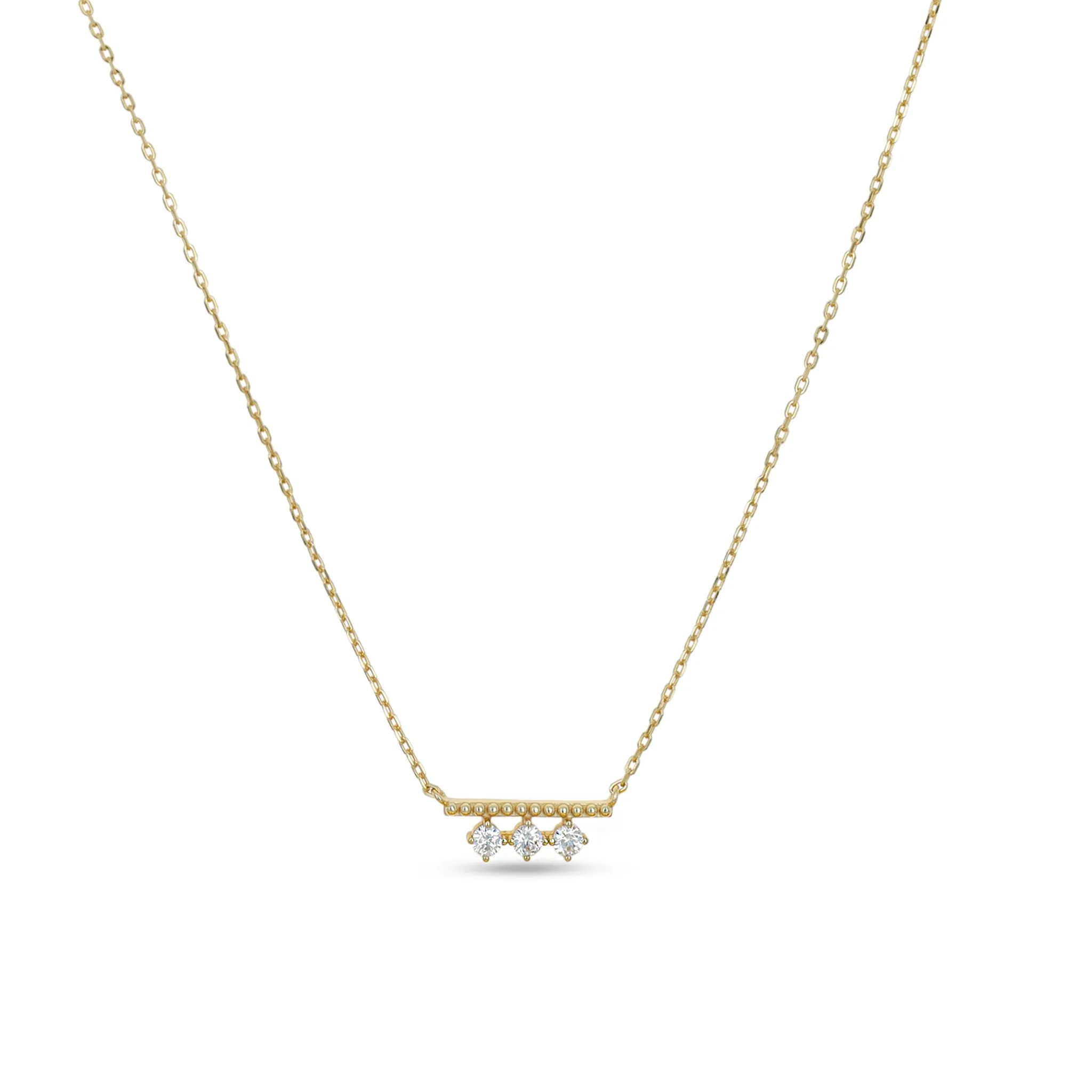 Dotted Bar Necklace