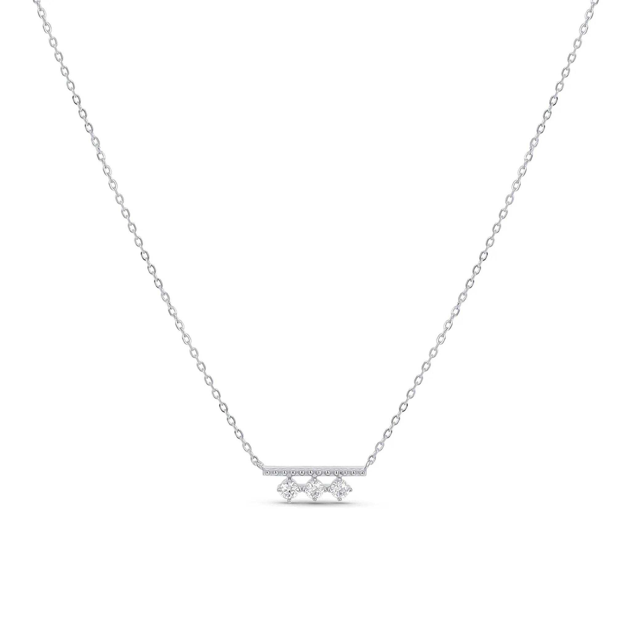 Dotted Bar Necklace