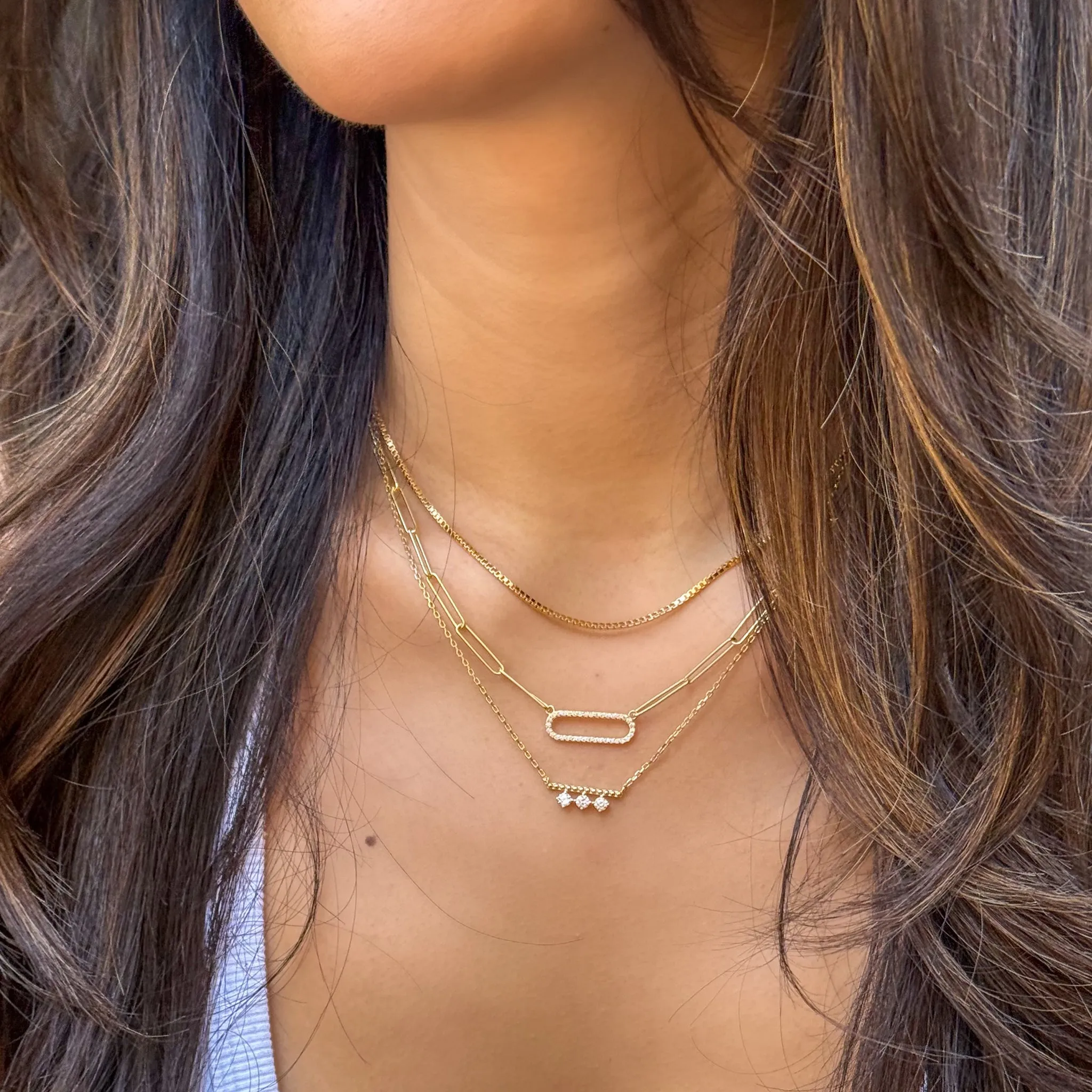 Dotted Bar Necklace