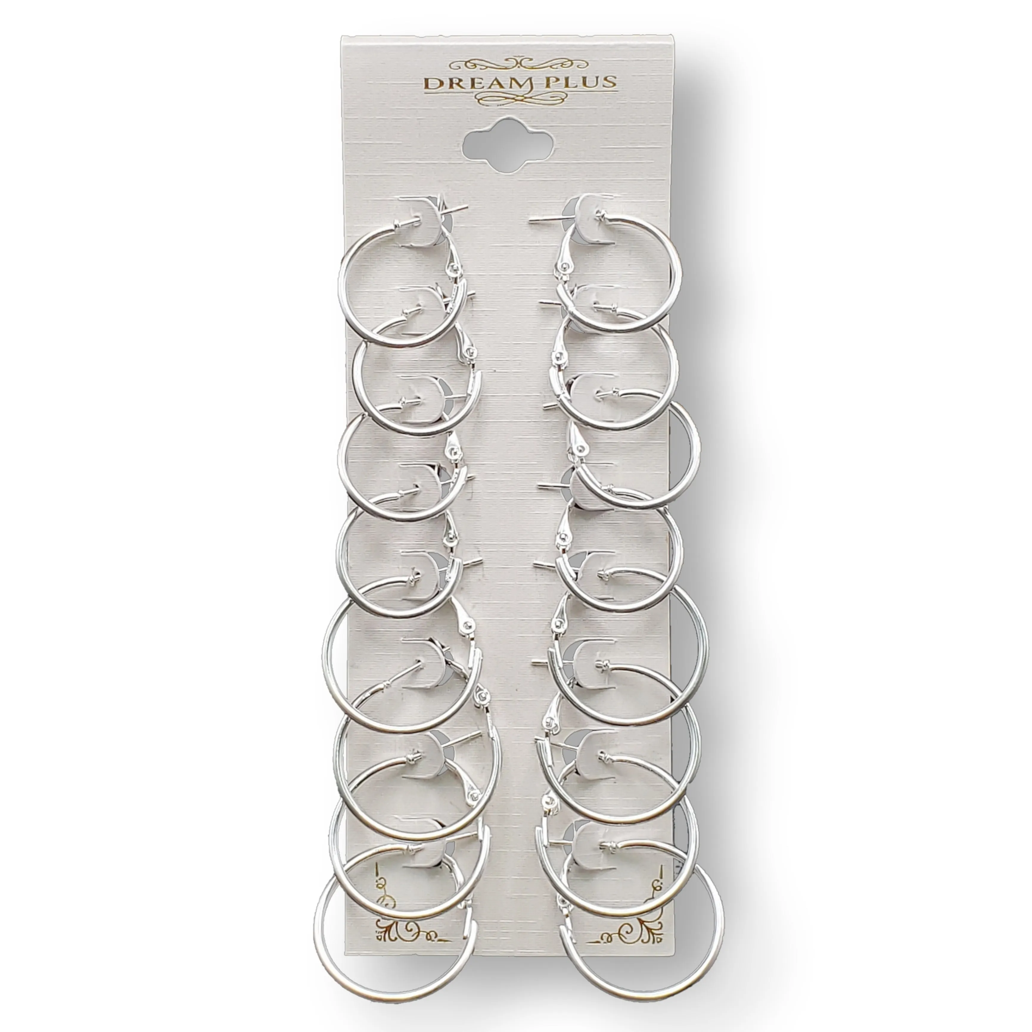 Dream Plus Small Hoop Earring Combo (8 Pairs)