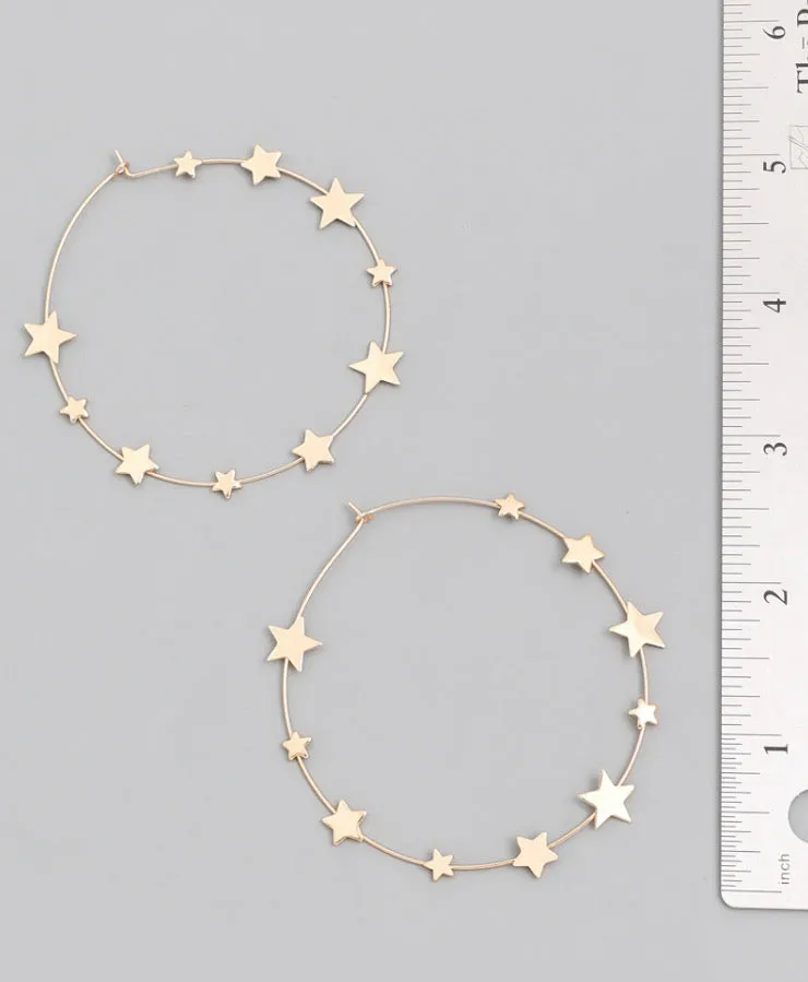 Dreamy Star  High Style Hoops