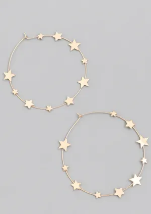 Dreamy Star  High Style Hoops