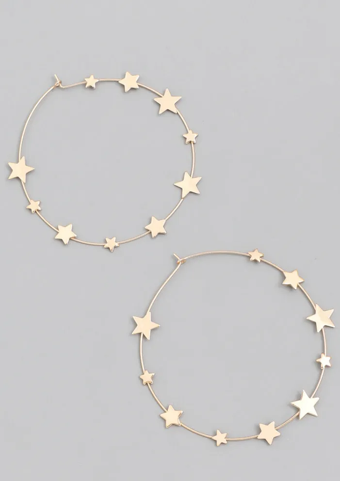 Dreamy Star  High Style Hoops
