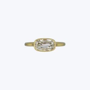 Elongated Cushion Cut East-West Solitaire