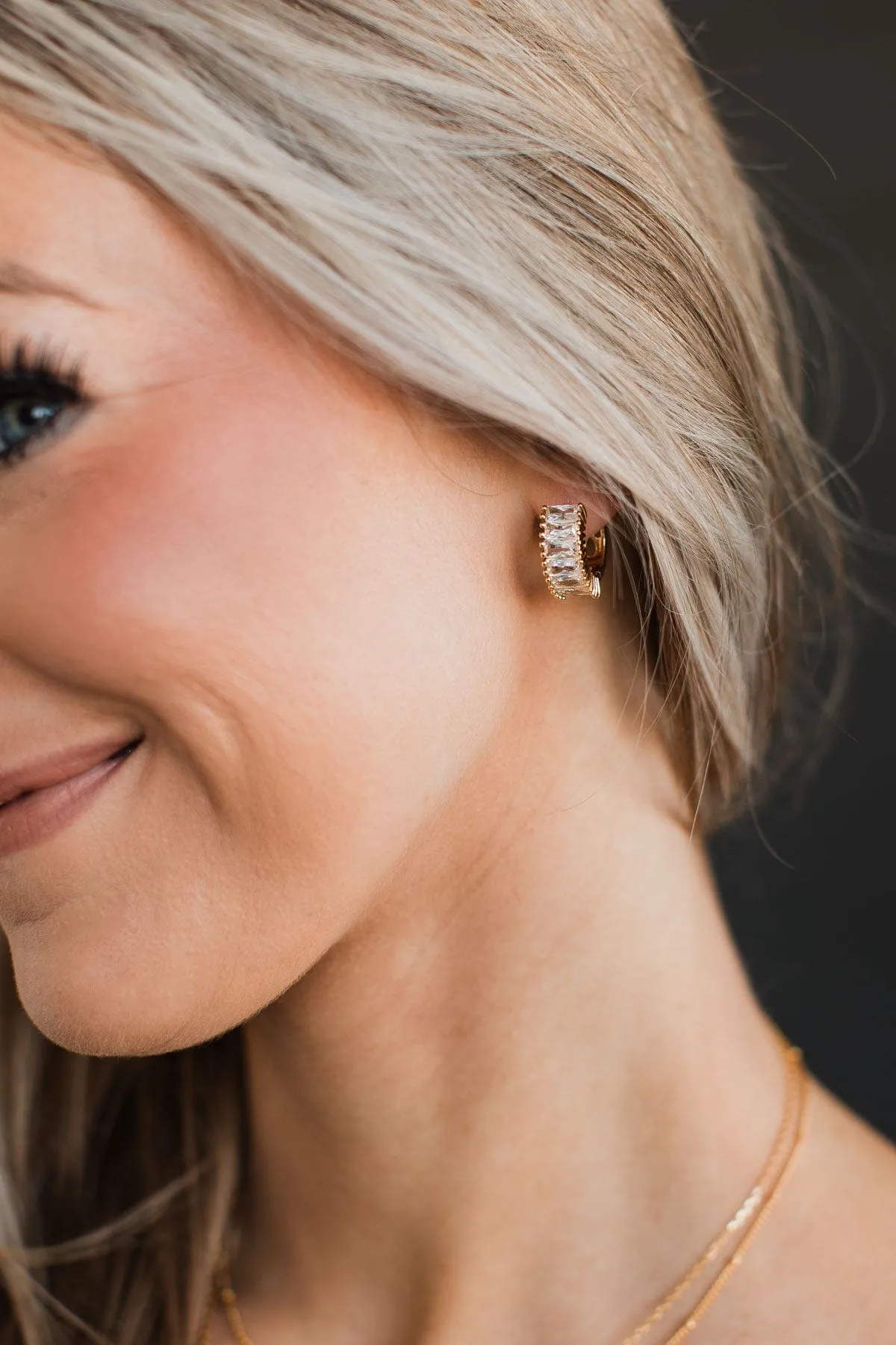 Endless Elegance Hoop Earrings- Gold