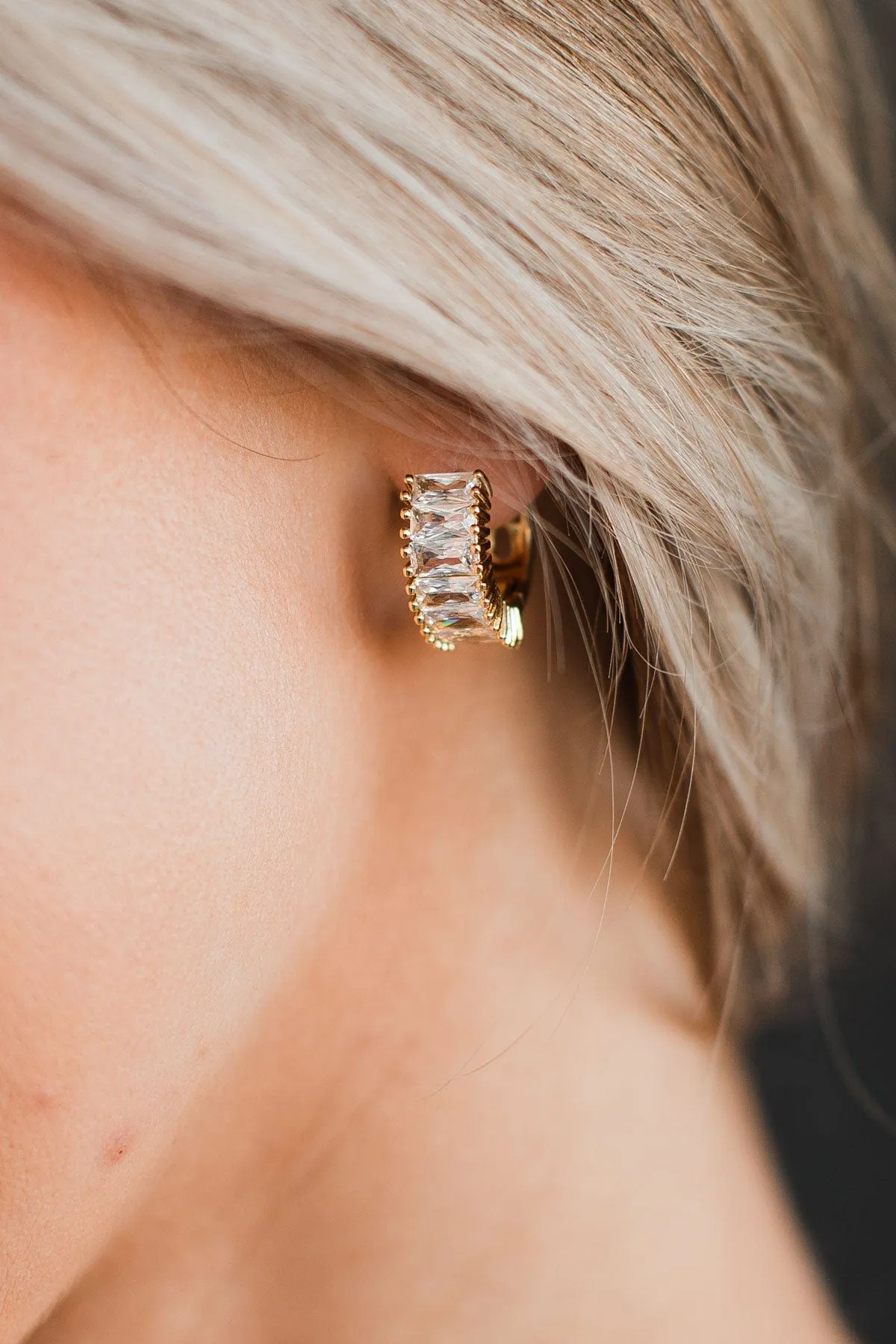 Endless Elegance Hoop Earrings- Gold