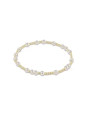 enewton Extends Hope Unwritten 4mm Bead Bracelet: Pearl (7.25")