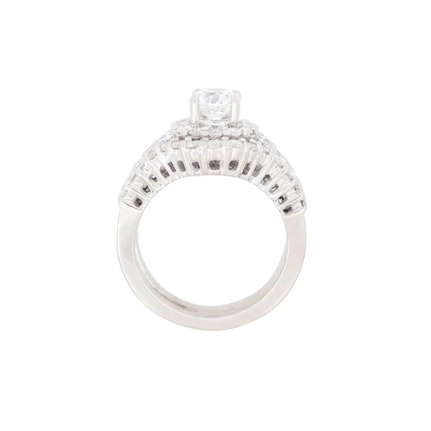 Estate 14k Diamond Engagement Ring Set
