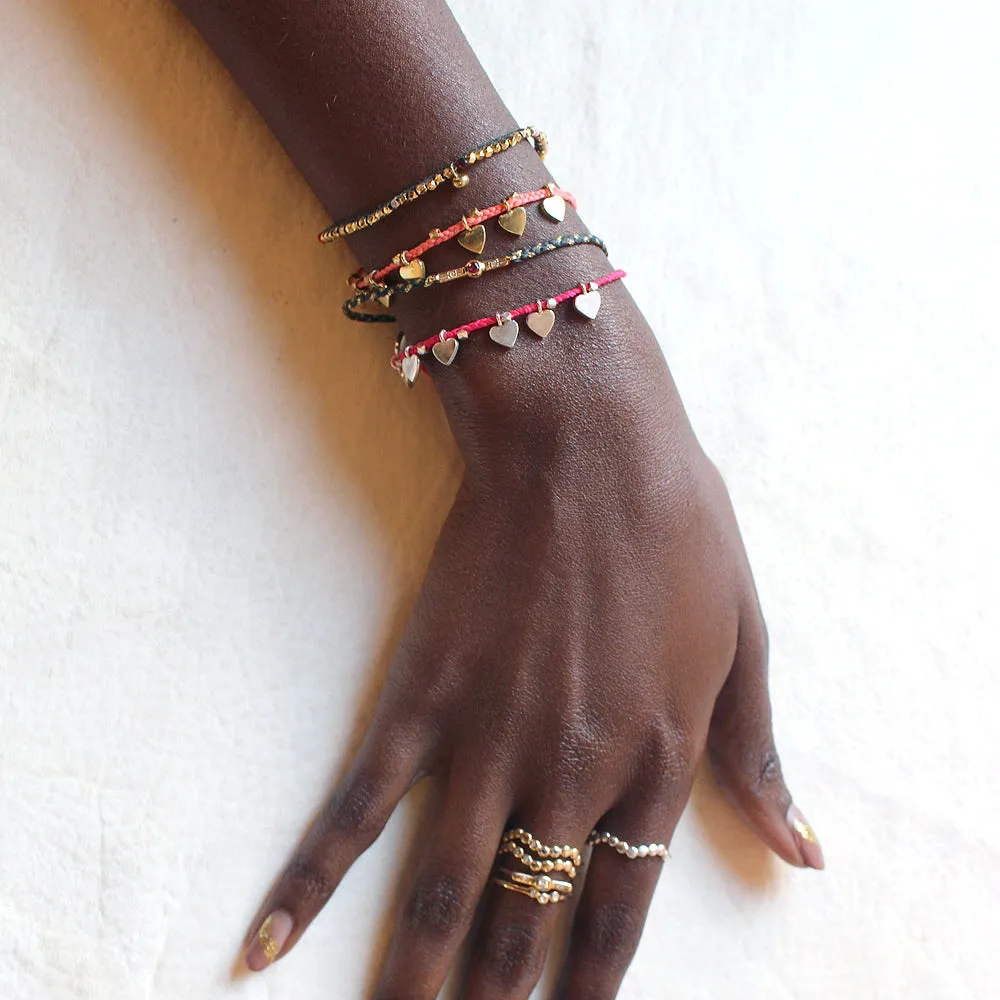 Everyday Love Bracelet in Fuchsia