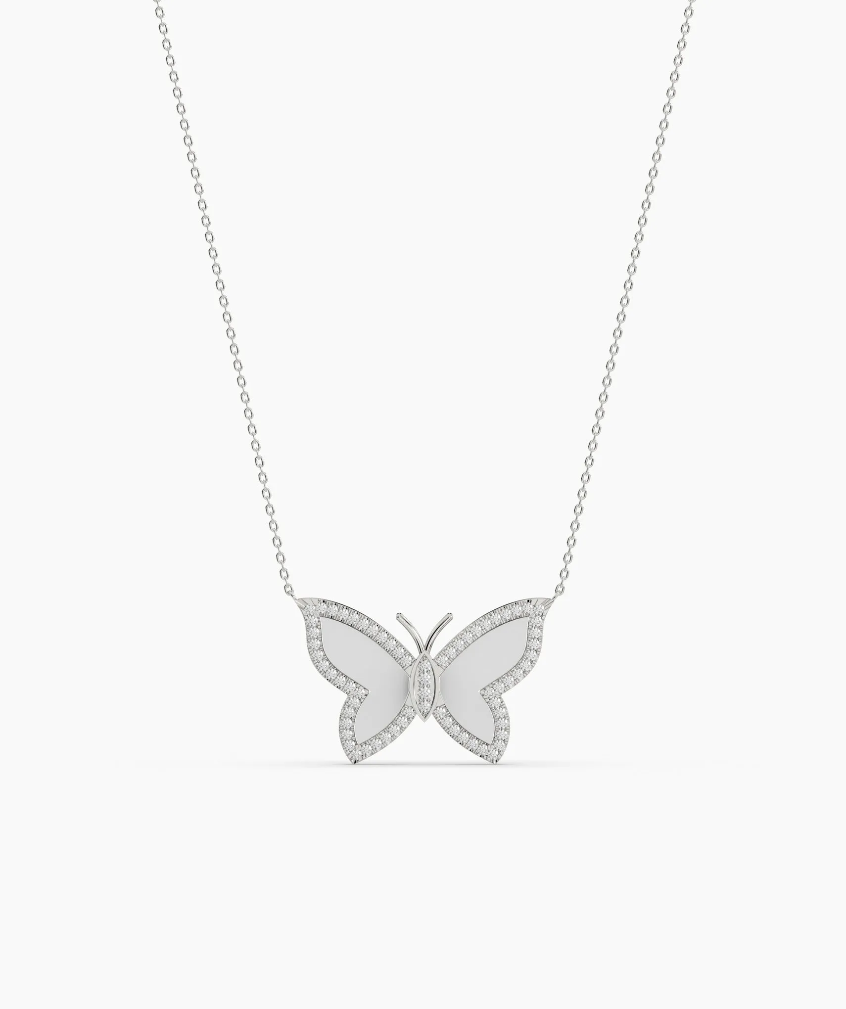 Fancy Butterfly Gold Necklace