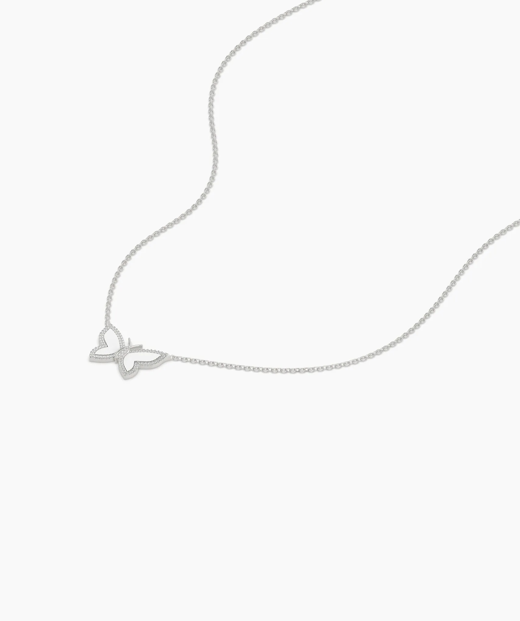 Fancy Butterfly Gold Necklace